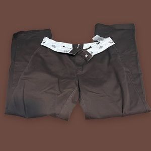 dickies 874 brown straight leg pant
